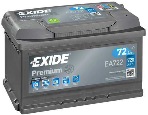 EXIDE Premium 12V 72Ah 720A