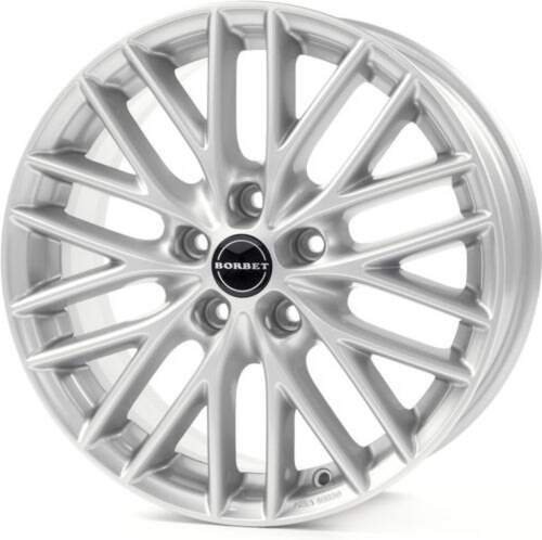 7.5x17 5x112 ET35 Borbet Bs5 Farba: Briliantovo Strieborny