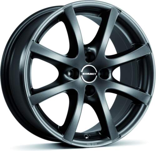 7x17 4x98 ET38 Borbet Lv4 Farba: Mistral-anthrazit Matny
