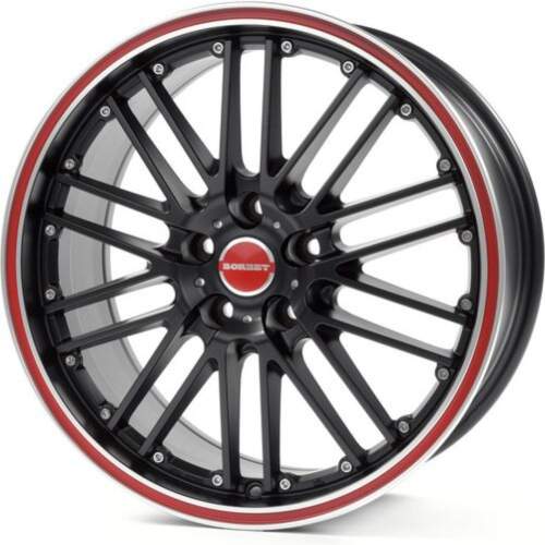 Borbet CW2 farba: black red line 8,5x18 5x112 ET45