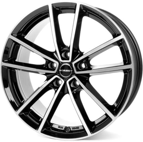 8x19 5x114.3 ET48 Borbet W farba: cierno lesteny leskly