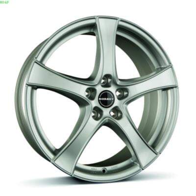 7x17 5x112 ET48 Borbet F Farba: Briliantovo Strieborny