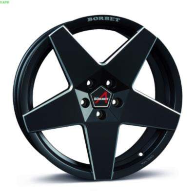 Borbet A farba: cierny matny 7.5x17 4x108 ET15