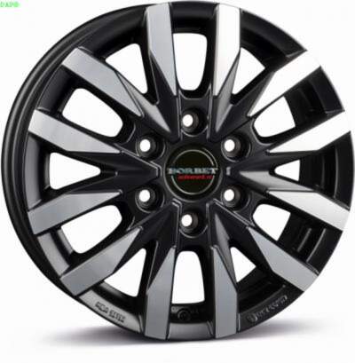 Borbet CW6 farba: cierno lesteny matny 7.5x18 6x139.7 ET30