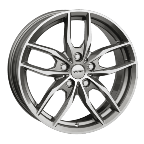 Autec Bavaris Titanium silver polished 6.5x16 5x112 ET22