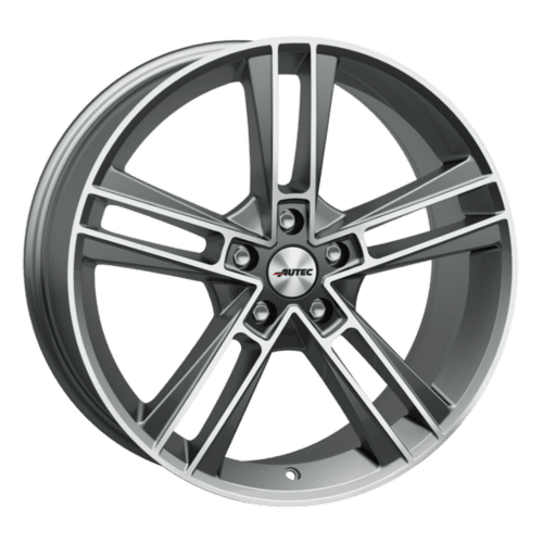 8.5x20 5x120 ET40 Autec Rias Titanium silver matt polished