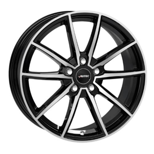 8x18 5x112 ET37 Autec Skara Black polished
