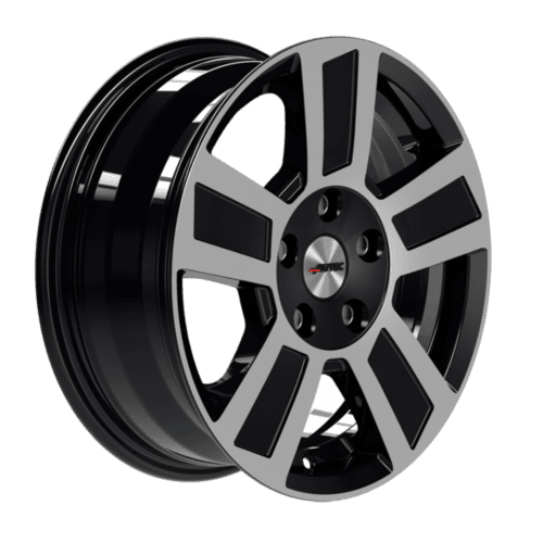 6x17 5x112 ET30 Autec Tigris Black polished