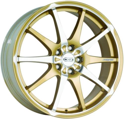 8x18 5x112 ET40 Dotz Shuriken Gold