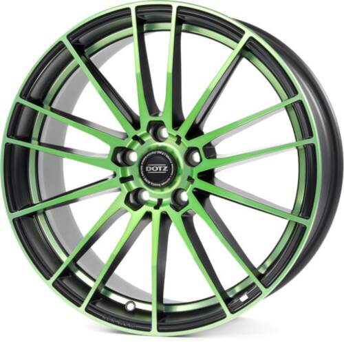 8x18 5x108 ET45 Dotz Fast Fifteen Green