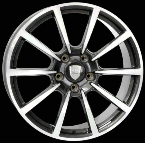 11x20 5x130 ET70 Wsp Legend W1055 ( Replika Porsche ) Anthracite Polished
