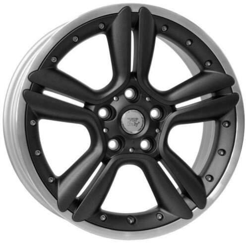 7.5x18 5x120 ET52 Wsp Bikini W1656 ( Replika Mini ) Anthracite Polished