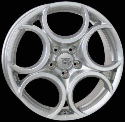 7.5x18 5x110 ET41 Wsp Romeo W257 ( Replika Alfa Romeo ) Matt Gun Metal