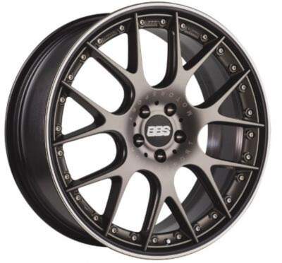 10x22 5x130 ET33 Bbs CH-RII farba: platinum/schwarz