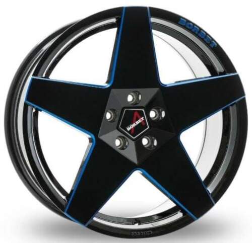 Borbet A farba: black blue glossy 8x18 5x108 ET45