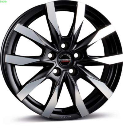 6x16 5x118 ET68 Borbet CW5 farba: cierno lesteny matny