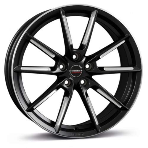 Borbet LX18 farba: black matt silver spoke rim 8x18 5x114,3 ET48