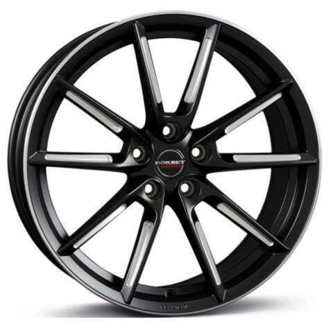 Borbet LX farba: black matt spoke rim polished 8,5x20 5x114,3 ET45