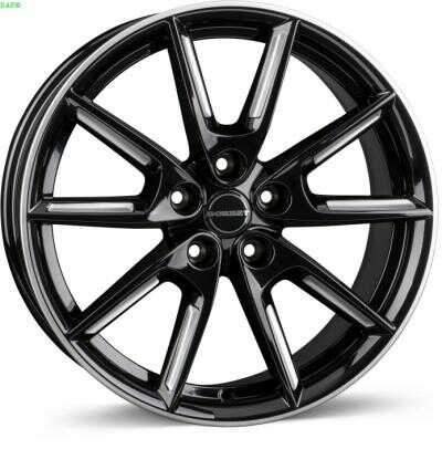 Borbet LX19 farba: black matt silver spoke rim 8x19 5x112 ET44