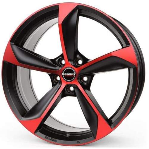 Borbet S farba: black red matt 8,5x19 5x112 ET45