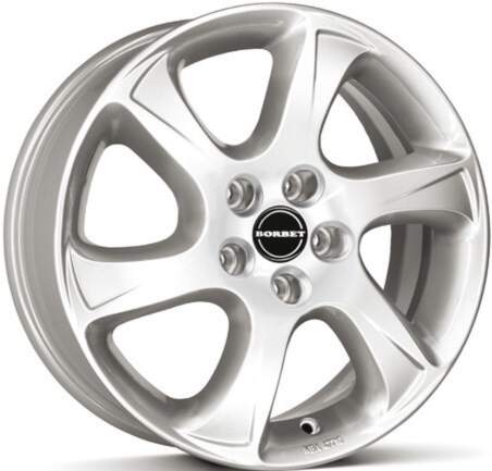 Borbet TC farba: briliantovo strieborny 6.5x16 4x108 ET27