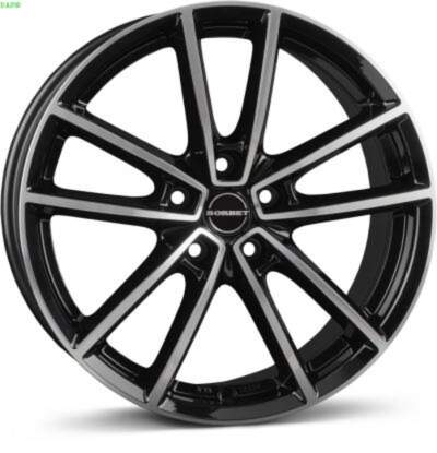 8x20 5x112 ET45 Borbet W farba: cierno lesteny leskly