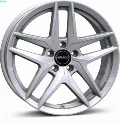 7x17 5x112 ET44.5 Borbet Z farba: kristalovo strieborny