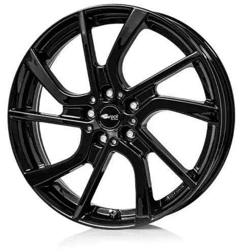 Brock eB1 farba: čierny lesklý 5x19 5x112 ET43