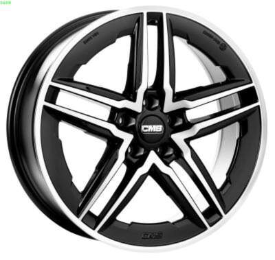 8x19 5x112 ET47 Cms C29-AERO farba: lesteny cierny leskly