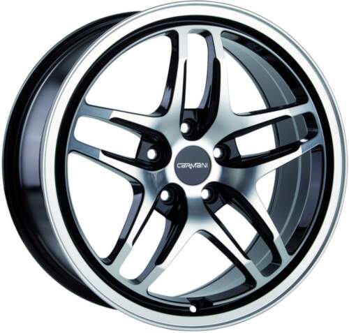 8x18 5x114.3 ET48 Carmani 8 Liberty Black Polish