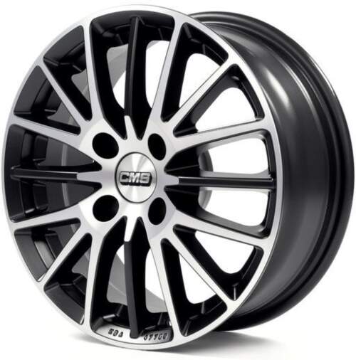 CMS C17 farba: dmb - čierny + strieborný matný 5x15 4x100 ET38
