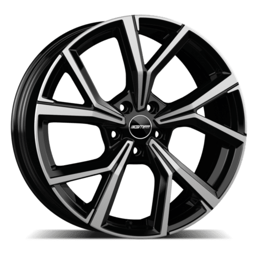 8x18 5x112 ET45 Gmp Mentor farba: Black Diamond