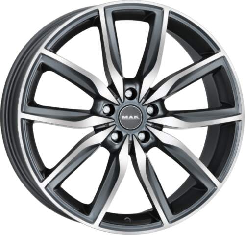 MAK ALLIANZ farba: GUN MET-MIRROR FACE 9.5x19 5x120 ET46
