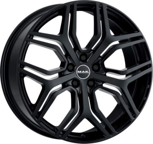 MAK KINGDOM farba: MAT BLACK 9.5x22 5x120 ET49