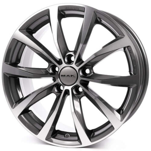 MAK WOLF farba: gun met-mirror face 8x19 5x100 ET 48