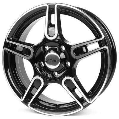 RONAL R52 farba: schwarz - frontkopiert 6x16 4x100 ET38