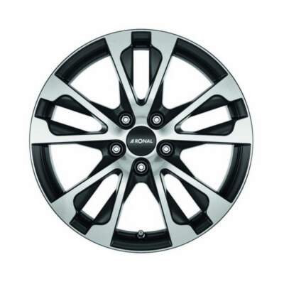 RONAL R61 farba: jetblack - matt - frontkopiert 7,5x17 5x114,3 ET50