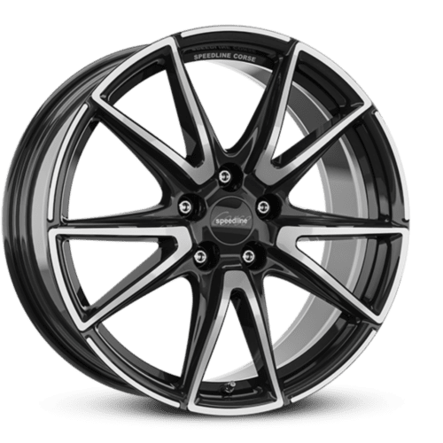 RONAL SL6 Vettore farba: jetblack - frontkopiert 8,5x19 5x112 ET25