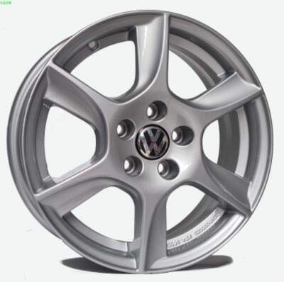 6x15 5x100 ET38 Borbet TL VW farba: briliantovo strieborny