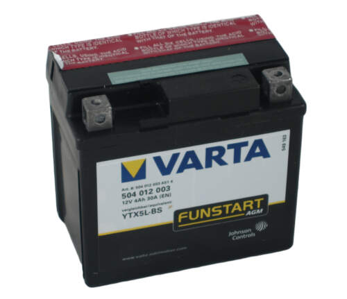 Varta AGM YTX5L-BS 4Ah 30A 12V
