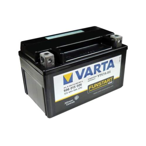 Varta AGM YTX7A-BS 6Ah 50A 12V