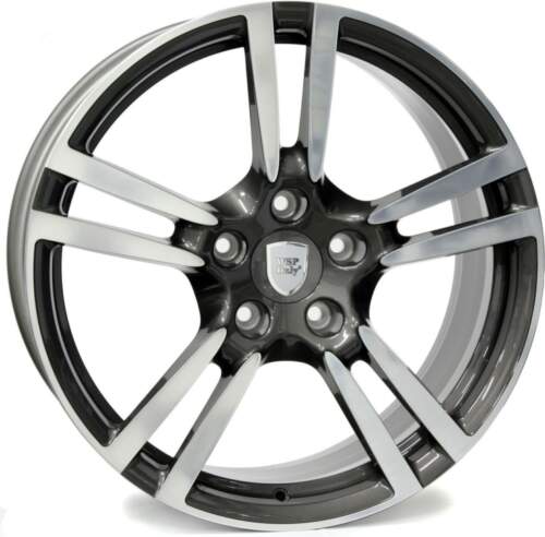 10x21 5x130 ET45 Wsp Saturn W1054 ( Replika Porsche ) Anthracite Polished