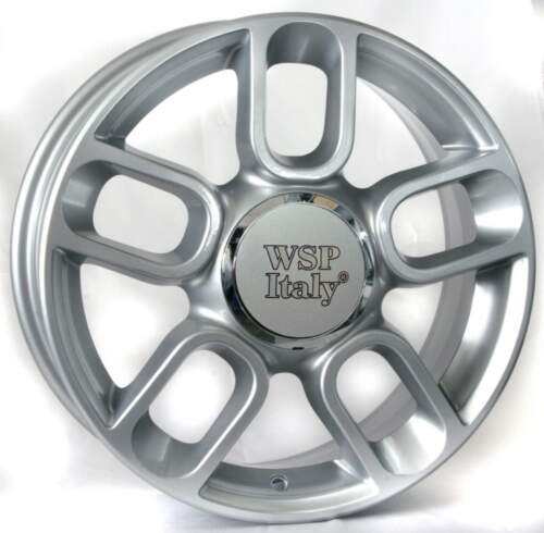 6.5x16 4x98 ET35 Wsp Diamante W156 ( Replika Fiat ) Silver Shine