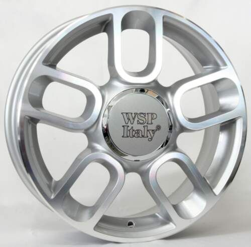 6.5x16 4x98 ET35 Wsp Diamante W156 ( Replika Fiat ) Silver Polished