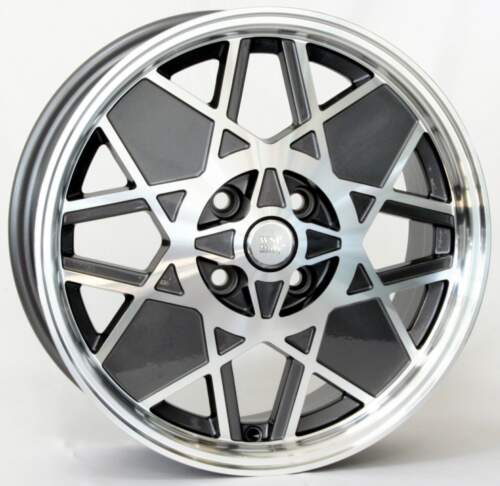 6x15 4x98 ET35 Wsp 500 Sport Rest W158 ( Replika Fiat ) Anthracite Polished