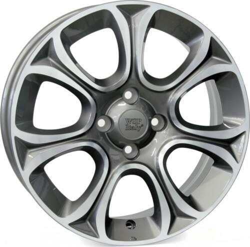 6x16 4x98 ET45 Wsp Evo W163 ( Replika Fiat ) Anthracite Polished