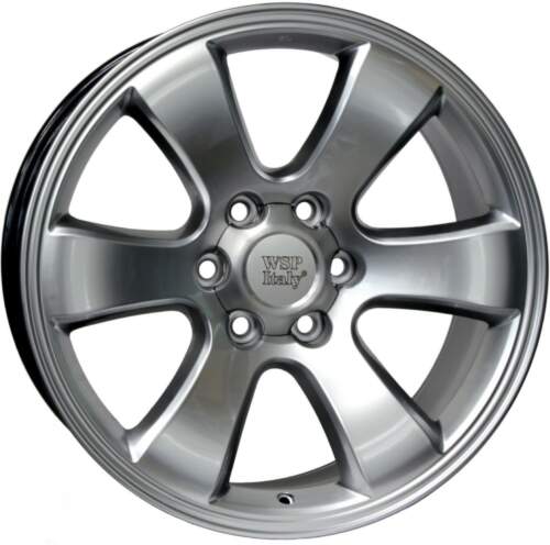 9.5x20 6x139.7 ET30 Wsp Yok W1707 ( Replika Toyota ) Silver Polished