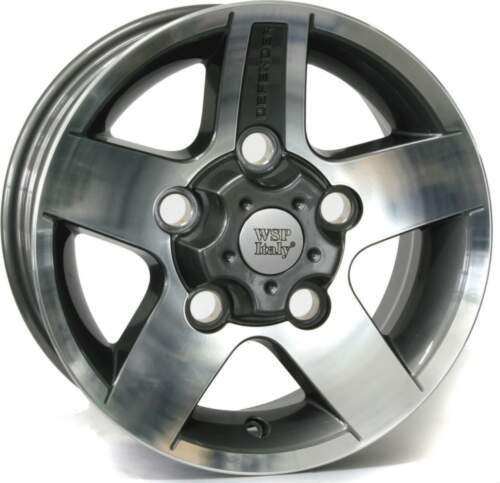 8x16 5x165 ET25 Wsp Mali W2354 ( Replika Land Rover ) Anthracite Polished