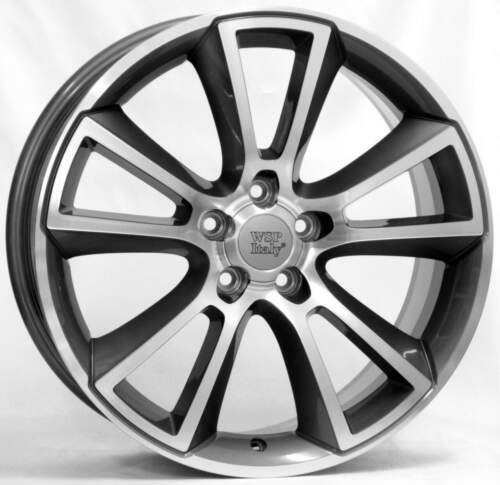 8x19 5x115 ET46 Wsp Moon W2504 ( Replika Opel ) Anthracite Polished