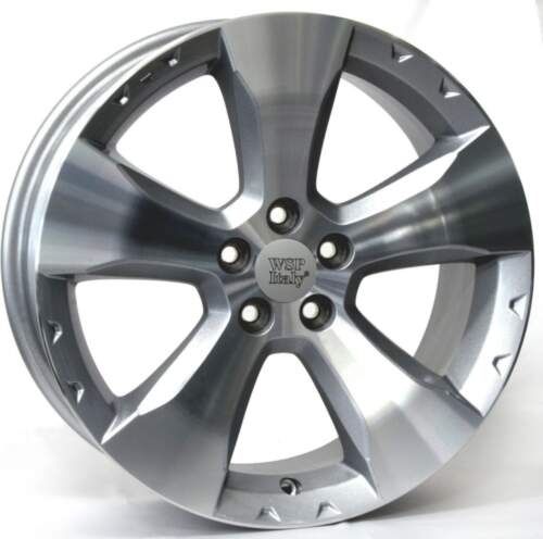 7x17 5x100 ET48 Wsp Sendai W2702 ( Replika Subaru ) Silver Polished